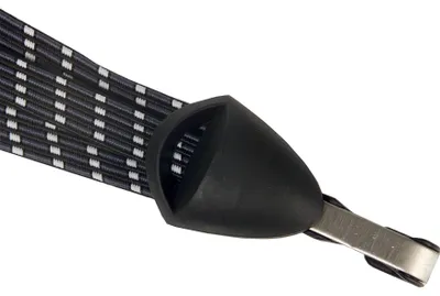 Produktbild von Bibia 153433 Sicherheitsbinder Edelstahlhaken Schwarz und Weißgrau