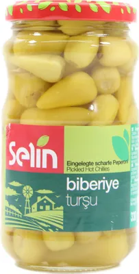 Produktbild von Selin Eingelegte scharfe Peperoni 180g