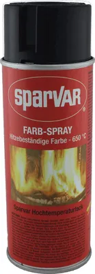 Produktbild von Sparvar Lackspray Hochtemperaturlackspray      Schwarz