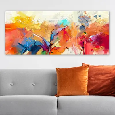 Image de Wallity, YTY1040210842_50120- ERN1163, Coloured, Canvas pictures, 50 x 120, 100% canvas