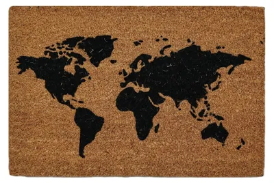 Zdjęcie produktu dla HOME ELEMENTS Mata z włókna kokosowego 40 x 60 cm, World