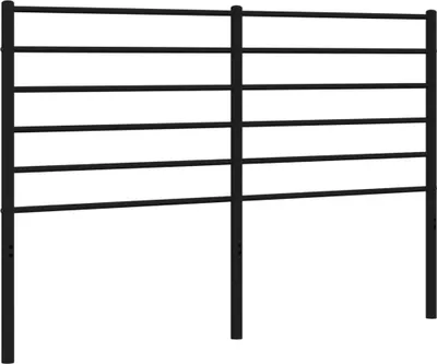 Produktbild von vidaXL Ersatz-Kopfteil Metall Schwarz 120 cm