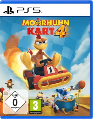 Produktbild von Moorhuhn Kart 4 PS5-Spiel