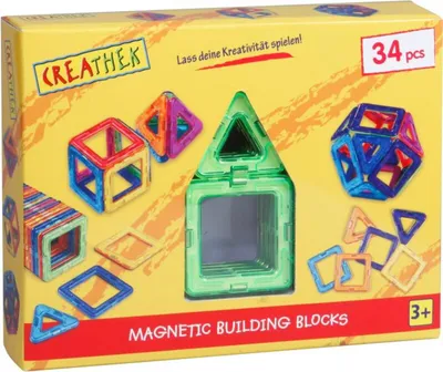Obrázek produktu pro CR magnetické tvary, 34 kusů
