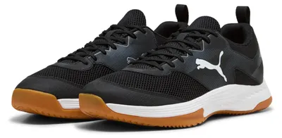 Zdjęcie produktu dla Puma VARION 3 Indoor, uniseksowe buty halowe, model: 109096 01, kolor: czarny i biały, rozmiar: 39 EU