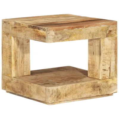 Image de Maison Exclusive - Table basse 45 x 45 x 40 cm en bois massif de manguier