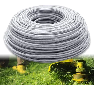 Zdjęcie produktu dla 3 mm drut tnący ze stali do podkaszarek 40 m