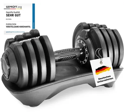 Produktbild von Verstellbares Kurzhantelset bis 40 kg für das Training zu Hause