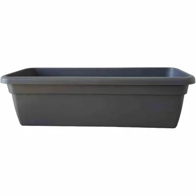 Image de Siena Garden 27S-6002MP Balconnière 60 cm, avec garniture et réserve d'eau, anthracite