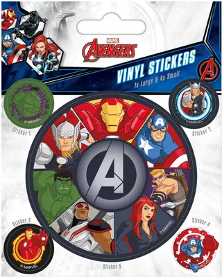 Produktbild von Naklejki Marvel - Avengers (5 M.)