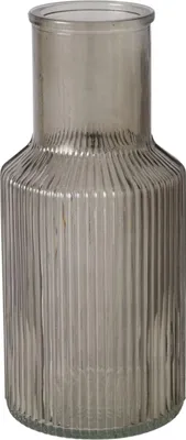 Image de Vase en verre rayé MISAM, 22 cm