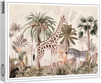 Produktbild von raxxa Premium-Puzzle "Wilde Afrika Lanschaft", 1000 Teile