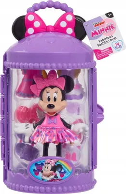 Produktbild von Minnie Mouse Fashion Doll With Case - Unicorn