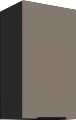 Immagine prodotto di Mobile cucina superiore LUNARA - larghezza 40 cm, beige scuro / nero