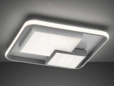 Produktbild von LED Deckenleuchte dimmbar über Schalter, Wandlampe innen flach Flur Treppenhaus