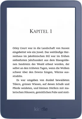 Produktbild von Kindle 6 2022 blau 16GB mit Spezialangeboten