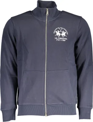 Zdjęcie produktu dla LA MARTINA Bluza męska tekstylna niebieski SF17143 - Rozmiar: M
