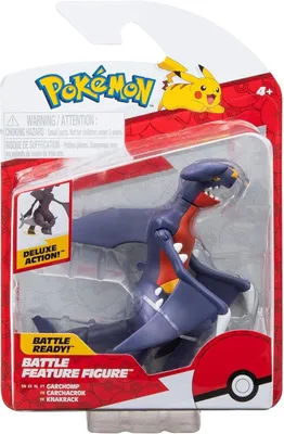 Produktbild von Jazwares Pokémon Battle Feature Figur Knakrack 11 cm