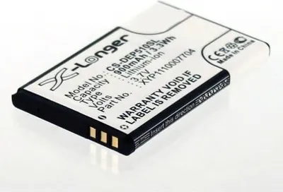 Produktbild von Akku für Doro PhoneEasy 510 Li-Ion 3,7 Volt 600 mAh schwarz.