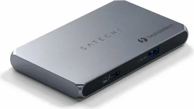 Produktbild von Satechi - Thunderbolt 4 Slim Hub Ciemnoszary