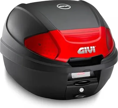 Image de GIVI E300N2B valise top monolock noir rouge 30L