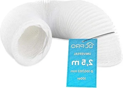 Obrázek produktu pro Flexibilní odtoková hadice 25 m, Ø 100/102 mm, pro klimatizace, pračky a digestoře s upevněním na zeď