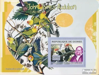 Produktbild von Briefmarken Guinea 2007 Mi Block 1275 (kompl. Ausgabe) postfrisch John James Audubon