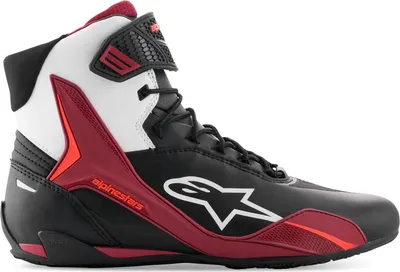 Obrázek produktu pro Boty Alpinestars Faster-4, barva: černá/bílá/tmavě červená, velikost: 13