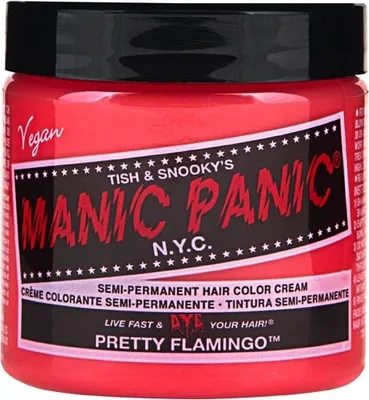 Produktbild von Manic Panic Classic High Voltage, Pink, Pretty Flamingo, Unisex, 118 ml, Alle Haare, Farbspeichernd, Glanz