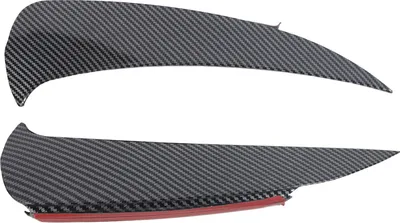 Image de 1 paire d'éclats de pare-chocs arrière, style fibre de carbone, spoiler à lèvres, diffuseur, remplacement pour Benz Classe E W214 AMG-Line 2024 et suivantes