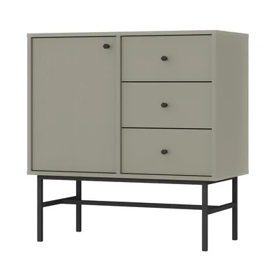 Image de Commode IROS 3 - eucalyptus / noir