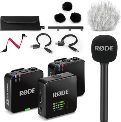 Zdjęcie produktu dla Bezprzewodowy system mikrofonowy Rode Wireless GO Gen 3 Interview Set 1