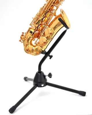 Produktbild von Saxofonständer Altsaxofon Tenorsaxofon Saxophonständer - Zusammenklappbar - Schwarz - Für Alt- und Tenorsaxofon