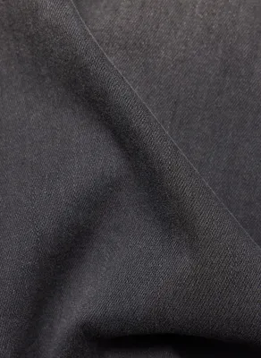 Produktbild von Rabe Bluse Schwarz, Größe 36, 3/4-Ärmel, gerader Schnitt, Strasssteine, verwaschene Denim-Optik