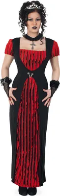 Produktbild von Vampirin Vampir Gothic Kleid Gr. 40 Halloween Karneval Fasching Horror Party