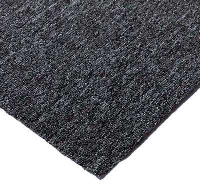 Produktbild von Steffensmeier Teppichboden Meddon Meterware | Auslegware für Kinderzimmer Wohnzimmer Schlafzimmer | Anthrazit, Größe: 100x100 cm