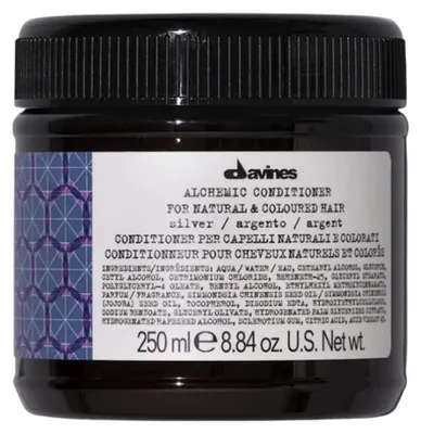 Image de Davines, Alchemic, Hair Colour Conditioner, Silver, Enhances Color Vibrancy, 250 ml