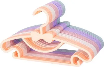 Image de Ensemble de cintres pour vêtements de bébé Unyqoos® – Cintres antidérapants pour enfants, s comme organisateur de vêtements, lot