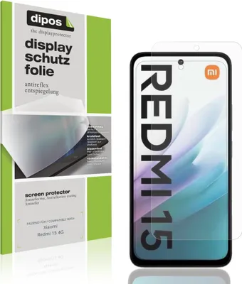 Produktbild von 4x Schutzfolie für Xiaomi Redmi 15 4G matt Displayschutzfolie Folie Display Schutz dipos