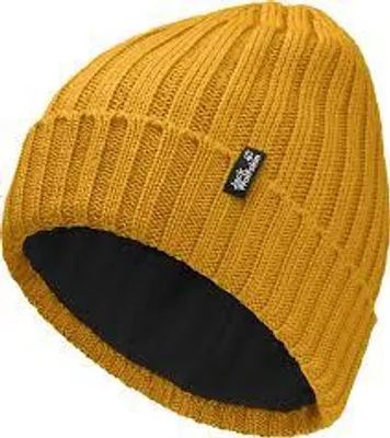 Produktbild von Jack Wolfskin RIB KNIT BEANIE burly yellow JW
