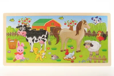 Obrázek produktu pro Dřevěné puzzle se zvířátky