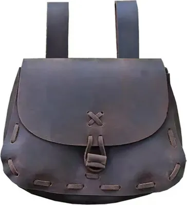 Produktbild von Vintage-Hüfttasche im Renaissance-Stil, mittelalterliches Cosplay-Requisit, wasserdicht, Kunstleder, Damen-Gürteltasche, Fanny Pack, Mode-Accessoires
