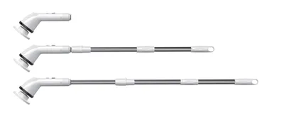 Image de Maxxo PS01 7in1 nettoyeur rotatif | Brosse de nettoyage électrique avec manche télescopique | Sans fil, étanche, USB-C | Pour salles de bains, cuisines, joints