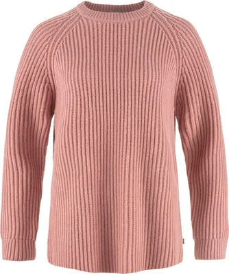 Produktbild von Fjällräven Damen Övik Rib Sweater Dusty Rose L