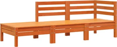 Produktbild von Gartensofa 3-Sitzer Wachsbraun Massivholz Kiefer
