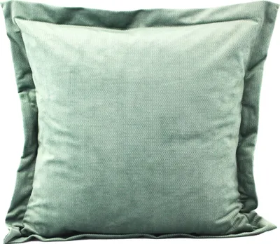 Produktbild von 2-Set SAMT KISSENBEZUG mit Stehsaum 40x40cm LORBEERBLATT Kissenhülle Dekokissenbezug Sofakissen Zierkissen Velours