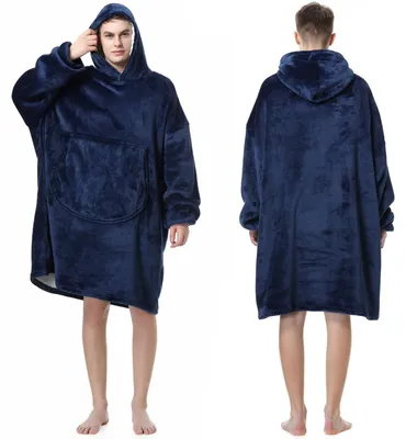 Immagine prodotto di Coperta oversize con cappuccio e maniche
