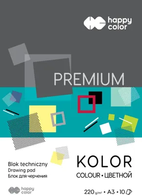 Obrázek produktu pro Technický blok A3/10K Premium HAPPY COLOR
