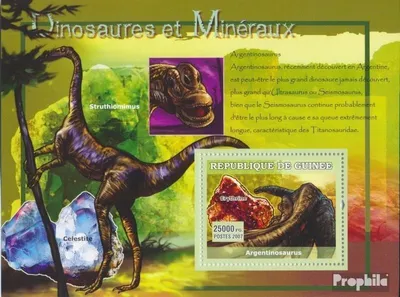 Produktbild von Briefmarken Guinea 2007 Mi Block 1228 (kompl. Ausgabe) postfrisch Argentinosaurus