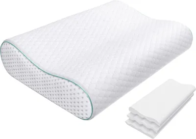 Obrázok produktu pre Ergonomický vankúš, pamäťová pena, nastaviteľný, pre bočný spánok
